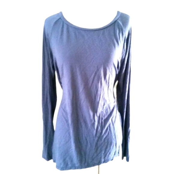 BKE RED CROCHET ELBOWS STRETCH KNIT TOP SZ L - Picture 3 of 5